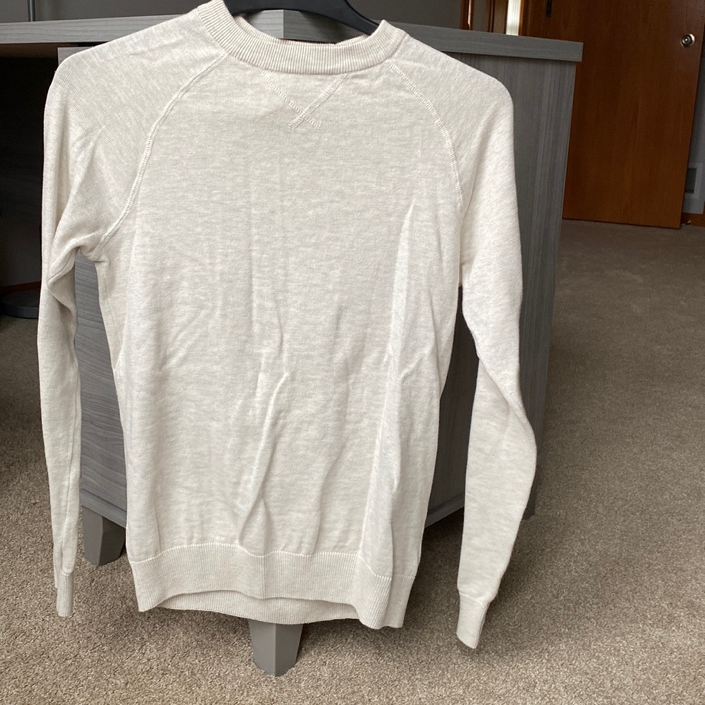 H&M oatmeal colored crewneck sweatshirt